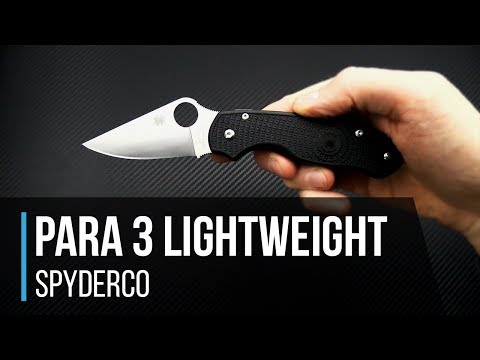 Spyderco Para 3 Light Weight Overview