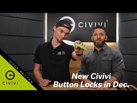 New Civivi Aluminum Button Locks!!