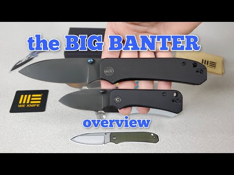 The BIG BANTER Knife Overview WE KNIFE Co