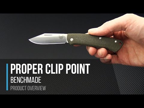 Benchmade 318 Proper Clip Point Slip Joint Overview