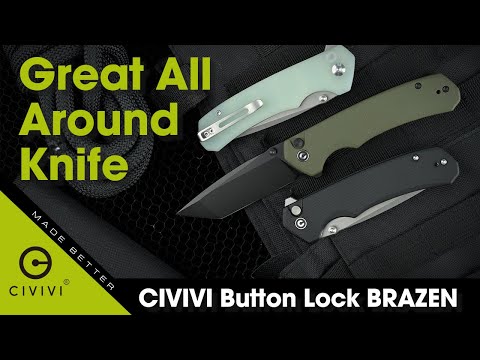 Budget Friendly EDC-CIVIVI Button Lock Brazen