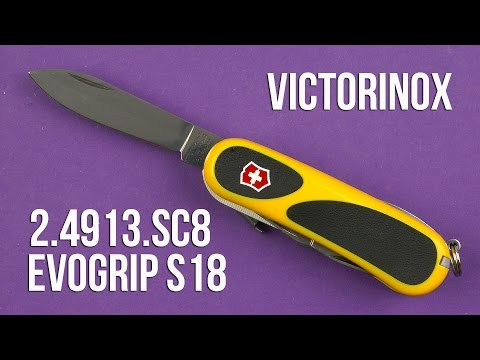 Распаковка Victorinox EvoGrip S18 (2.4913.SC8)