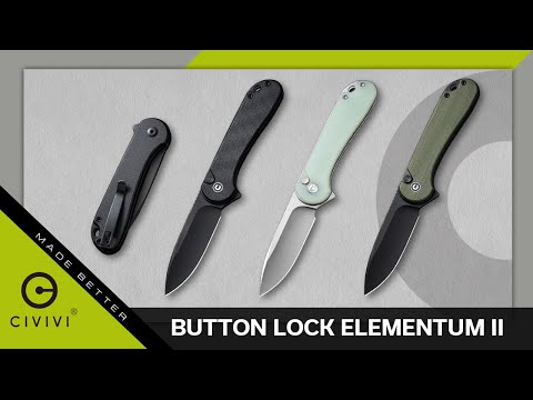 The Button Lock Elementum II (with flipper) is here!