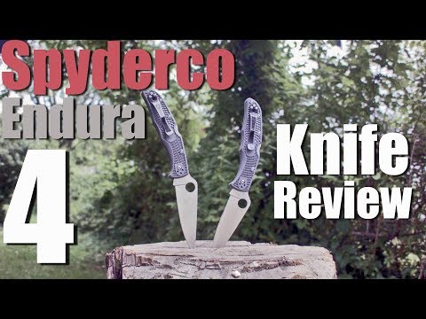 A Spyderco Endura 4 Flat Ground FRN Knife Review. My favorite pocket knife ever.