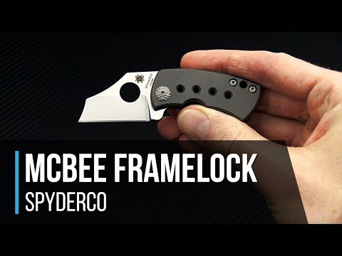 Spyderco McBee Jonathan McNees Frame Lock Overview