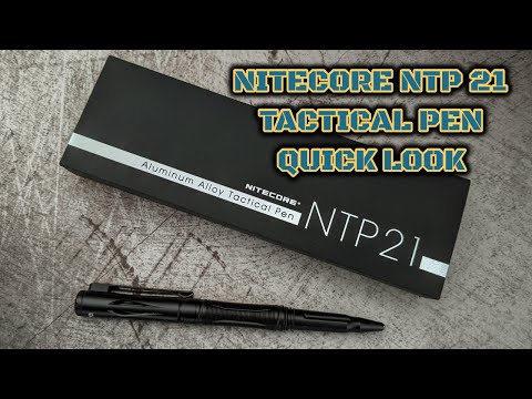 Nitecore NTP 21 Tactical Pen - Quick Look