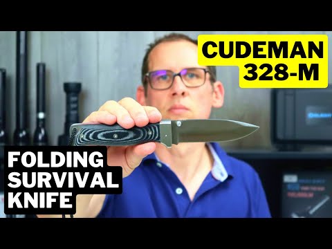 THIS FOLDING Knife is as STRONG as a FIXED BLADE | Cudeman 328-M