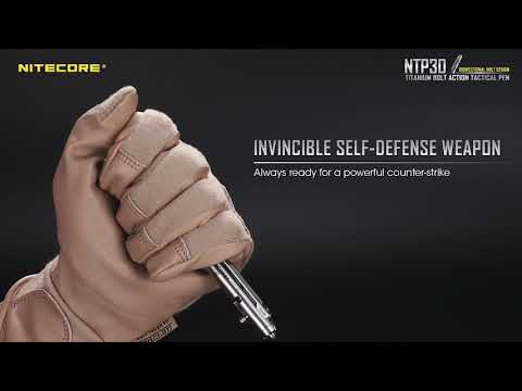 NITECORE NTP30 -The Titanium Bolt Action Tactical Pen !!!