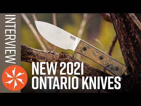 New Adirondack Fixed Blades from Ontario Knife Company | 2021 Virtual SHOT Show