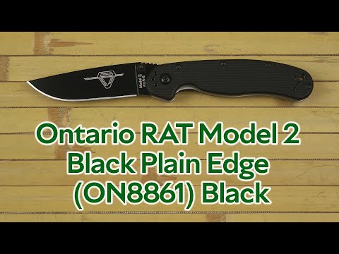 Розпаковка Ontario RAT Model 2 Black Plain Edge (ON8861) Black