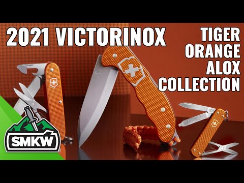 New 2021 Victorinox Tiger Orange Alox Collection