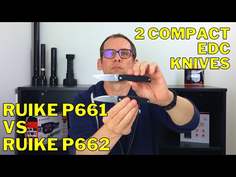 Ruike P661 vs P662 | 2 Compact EDC Knives!