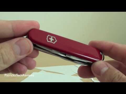 Victorinox Camper 1.3613 Camper red Swiss Army Knife &quot;SAK&quot; Review