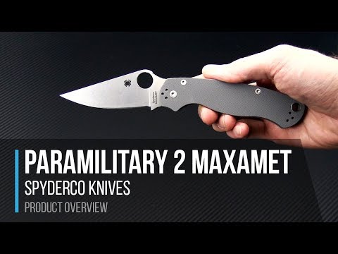 Spyderco Paramilitary 2 Maxamet Compression Lock Overview