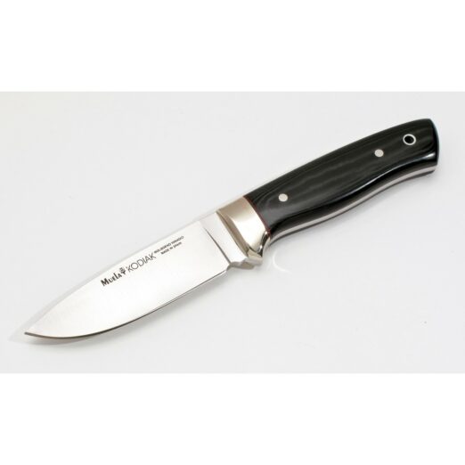 Muela Kodiak 10M Hunting Knife - Black Micarta Handle + Leather Pouch
