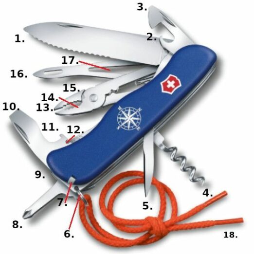 Victorinox Skipper Blue Swiss Army Knife