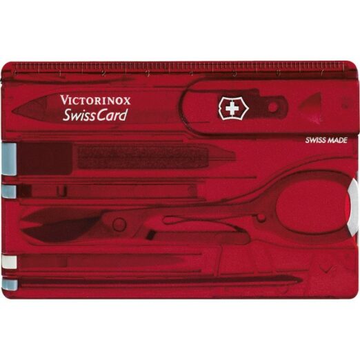 Victorinox SwissCard Classic Pocket Tool - Red-0