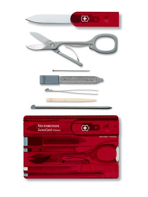 Victorinox SwissCard Classic Pocket Tool - Red-9012