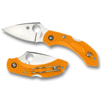 Spyderco Dragonfly 2 Knife Lightweight Orange - Plain Blade-0