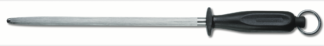 Victorinox Sharpening Steel, round 23cm middle fine cut black handle