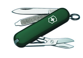 Victorinox Classic Signature Swiss Army Knife - Green