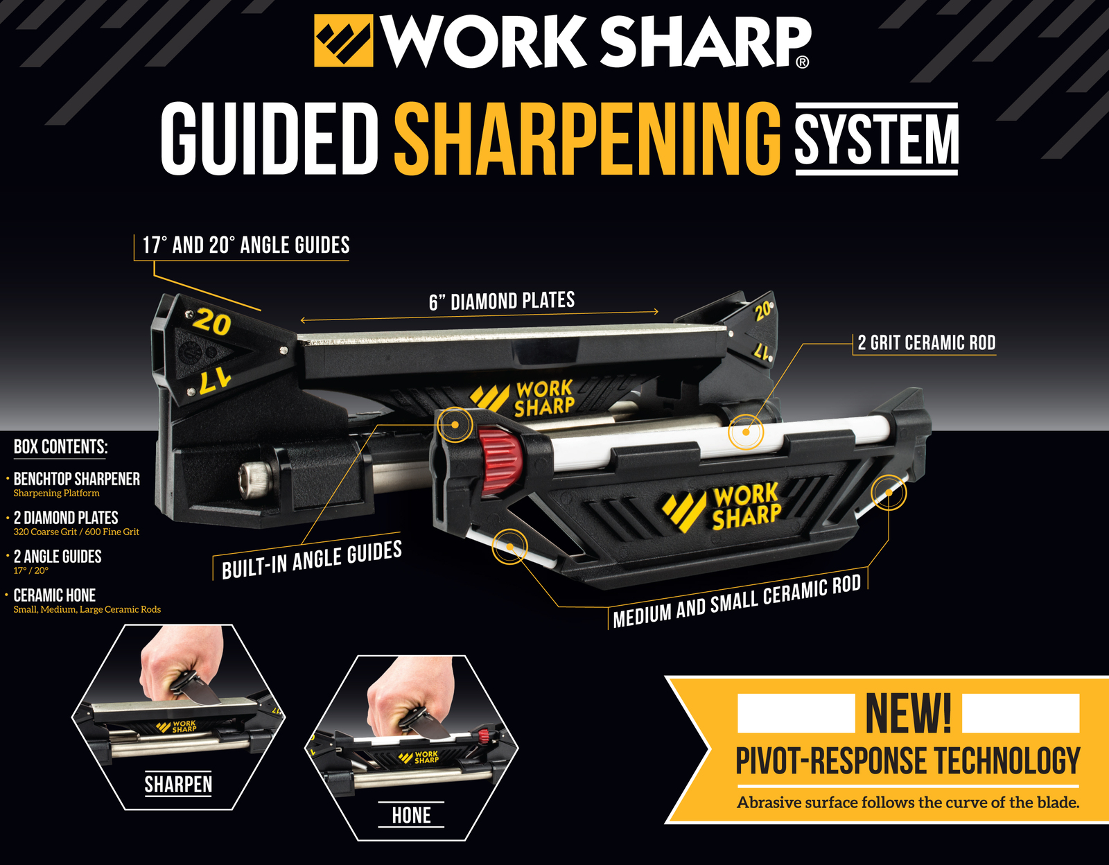 Work Sharp WSGSS Guided Sharpening System