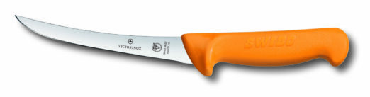 Victorinox Swibo Boning Knife 13cm Curved Blade Yellow