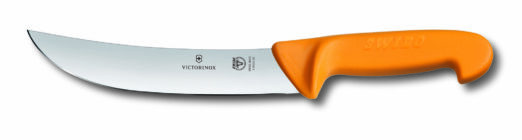 Victorinox Swibo Cimeter Steak Knife 26cm Curved Blade - Yellow