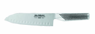 Global Santoku Granton Edge Knife 18cm