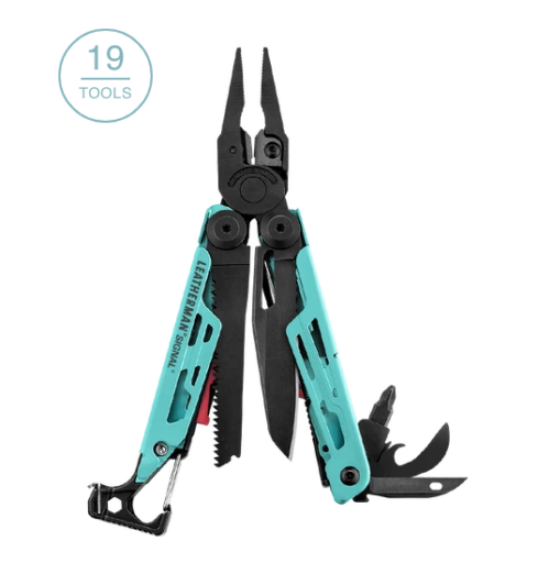 Leatherman Signal Aqua + Button Pouch