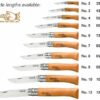 Opinel Traditional #10 VRN Carbon Steel Folding Knife - 10cm