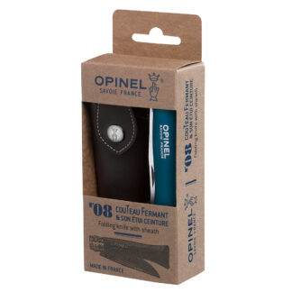 Opinel Colorama Trekking #08 Stainless Steel 8.5cm+Pouch in Gift Box - Blue
