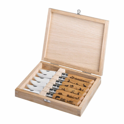 Opinel #08 Animalia Wooden Box Gift Set