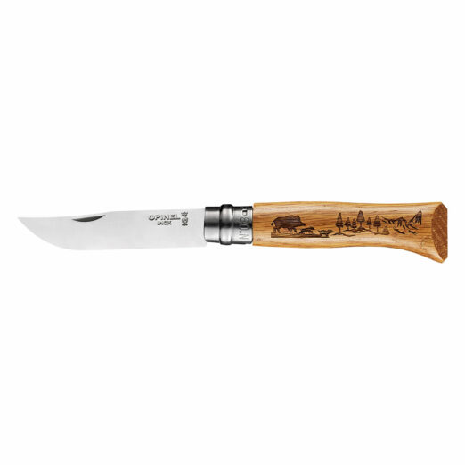 Opinel #08 Animalia Wooden Box Gift Set