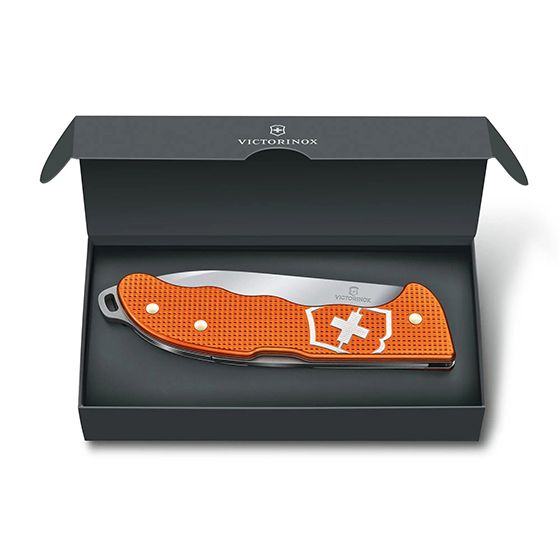 orange alox swiss army knife