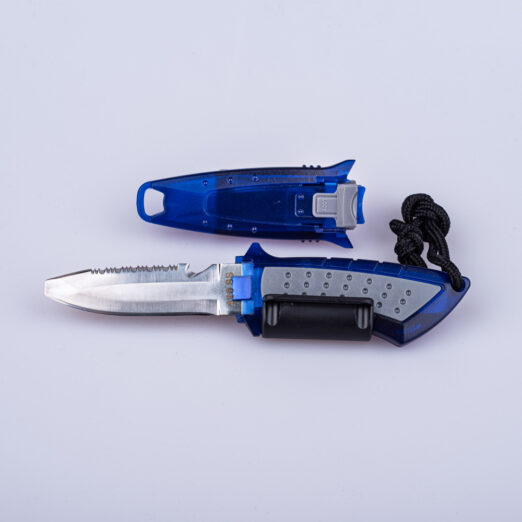 Hi-Max Compact Stainless Steel Diving Knife - Blunt Tip