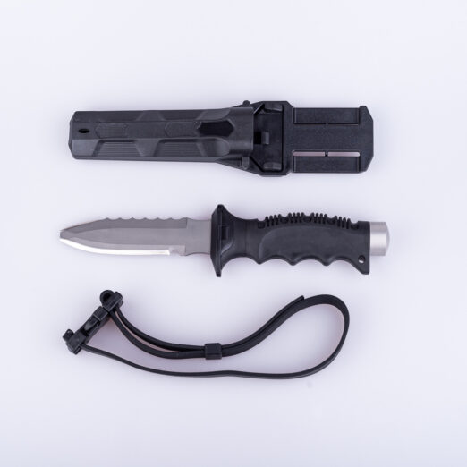 Hi-Max Stainless Steel Diving Knife - Blunt Tip