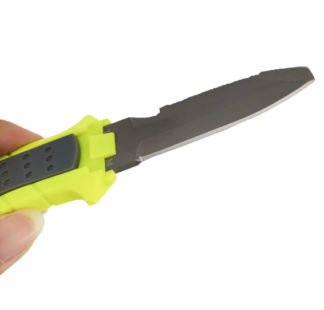 Hi-Max Compact Titanium Diving Knife - Blunt Tip