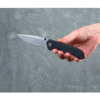 CIVIVI Brazen C2102C, Black G10, Stonewashed 14C28N Drop Point Blade