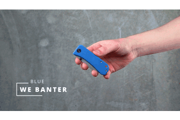WE Knife Co. Banter 2004A - Blue G10