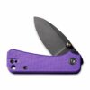 CIVIVI Baby Banter C19068S-4, Purple G10 with Black Stonewash Nitro-V Blade