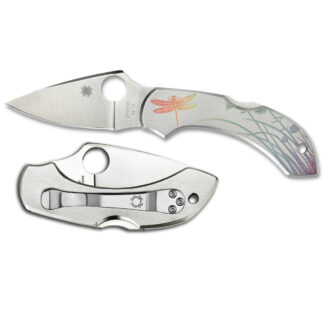 Spyderco Dragonfly Stainless Steel Tattoo - Plain Blade