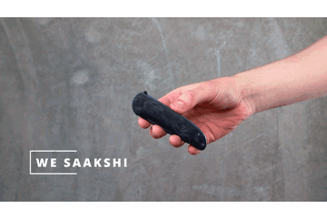 WE Knife Co. Saakshi WE20020C-2, Black Marble Handle