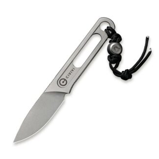 CIVIVI Minimus C20026-2, Fixed Blade Neck Knife - Grey Stonewashed