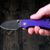 CIVIVI Baby Banter C19068S-4, Purple G10 with Black Stonewash Nitro-V Blade