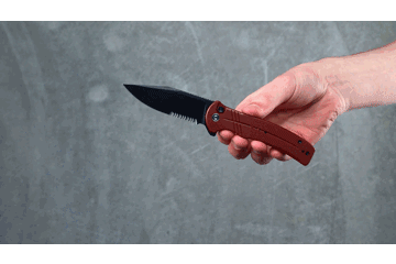 CIVIVI Cogent Combo Blade Knife C20038E-2 - Burgundy G10