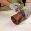 BeaverCraft S18X Premium Wood Carving Set with Walnut Handles and Leather Tool Roll