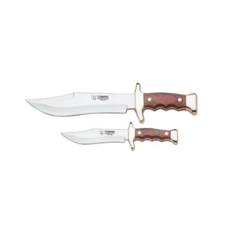 CUDEMAN 201-R Set of Two Bowie Hunting Knives
