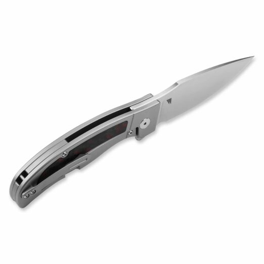 QSP Legatus EDC Flipper Knife - M390 Steel and Titanium with CF/G10 Inlay