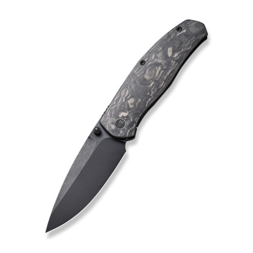 WE Knife Co. Esprit WE20025A-C - Marble Carbon Fibre and Titanium Handle with Black Stonewashed Blade